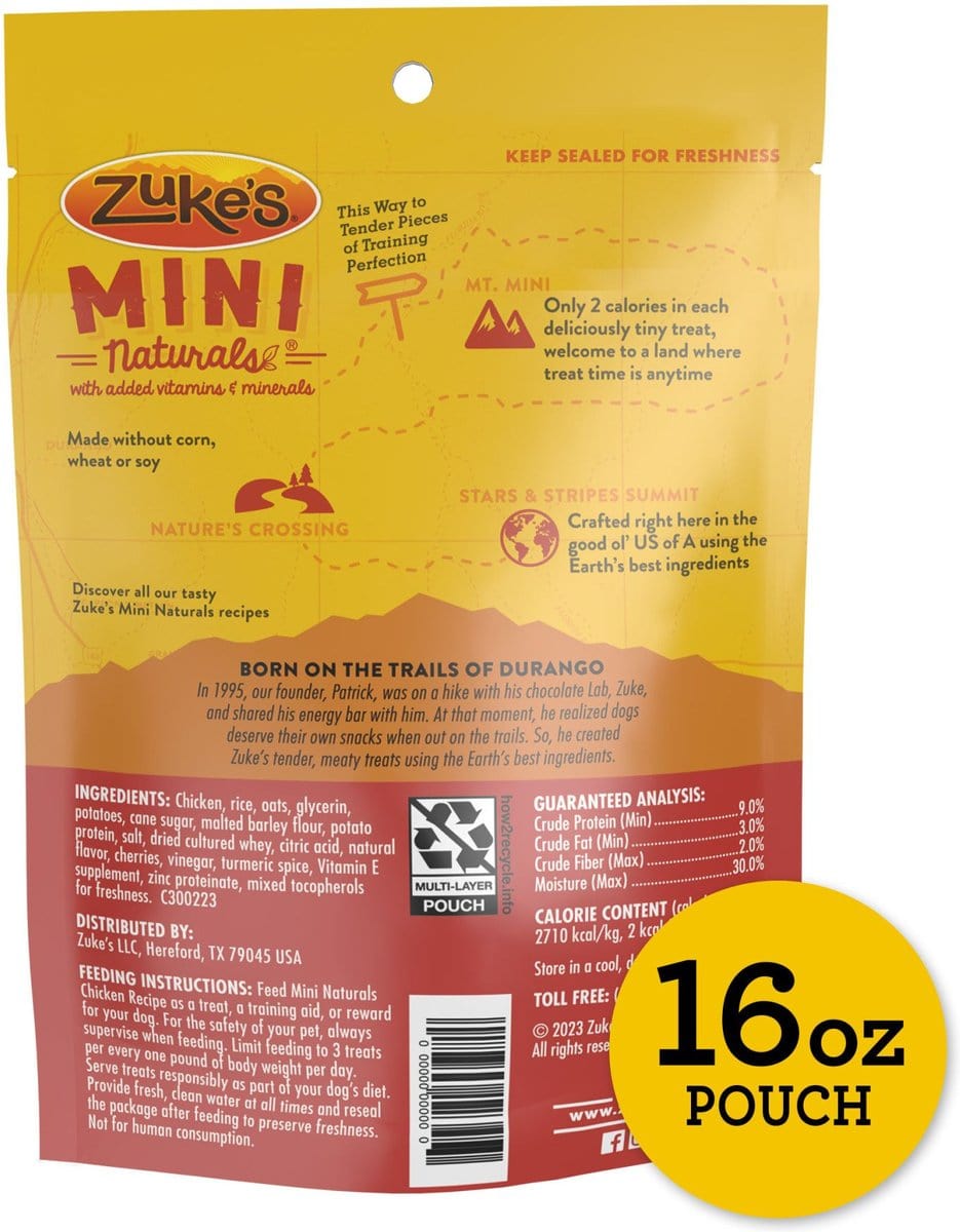 Zuke's Mini Naturals Chicken Dog Treats