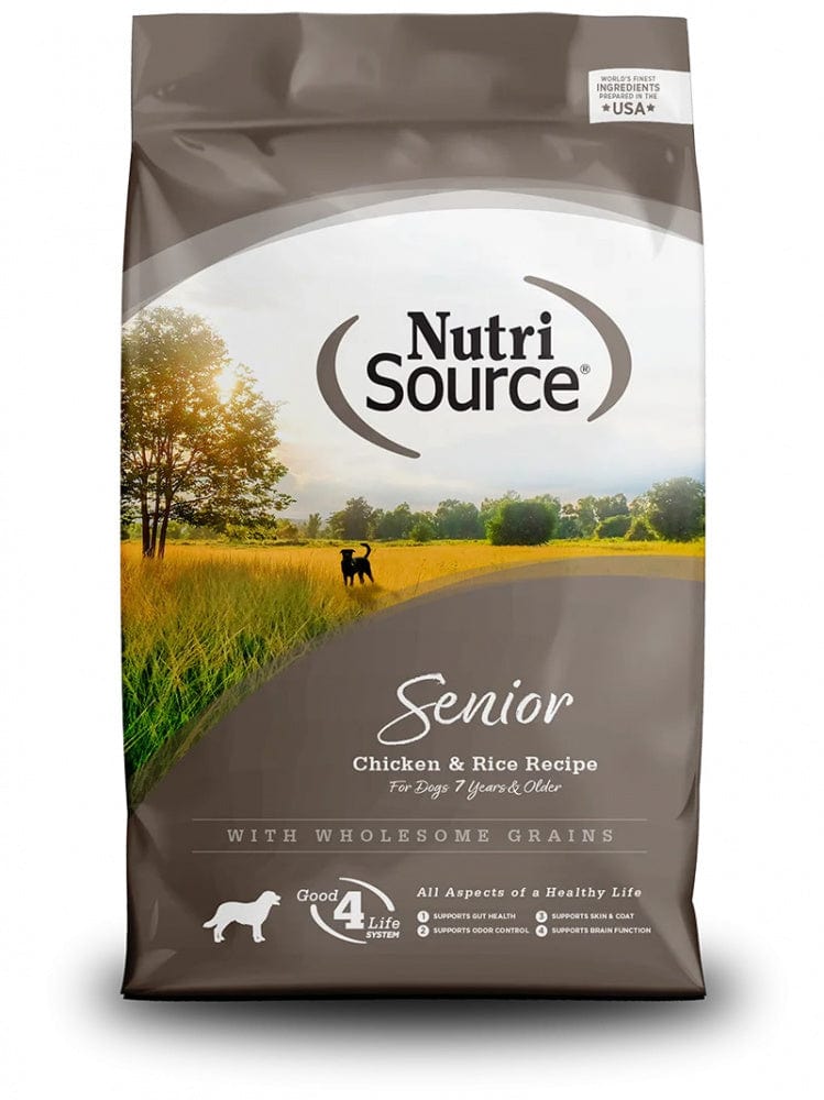 NutriSource Senior Chicken Rice Dry Dog Food