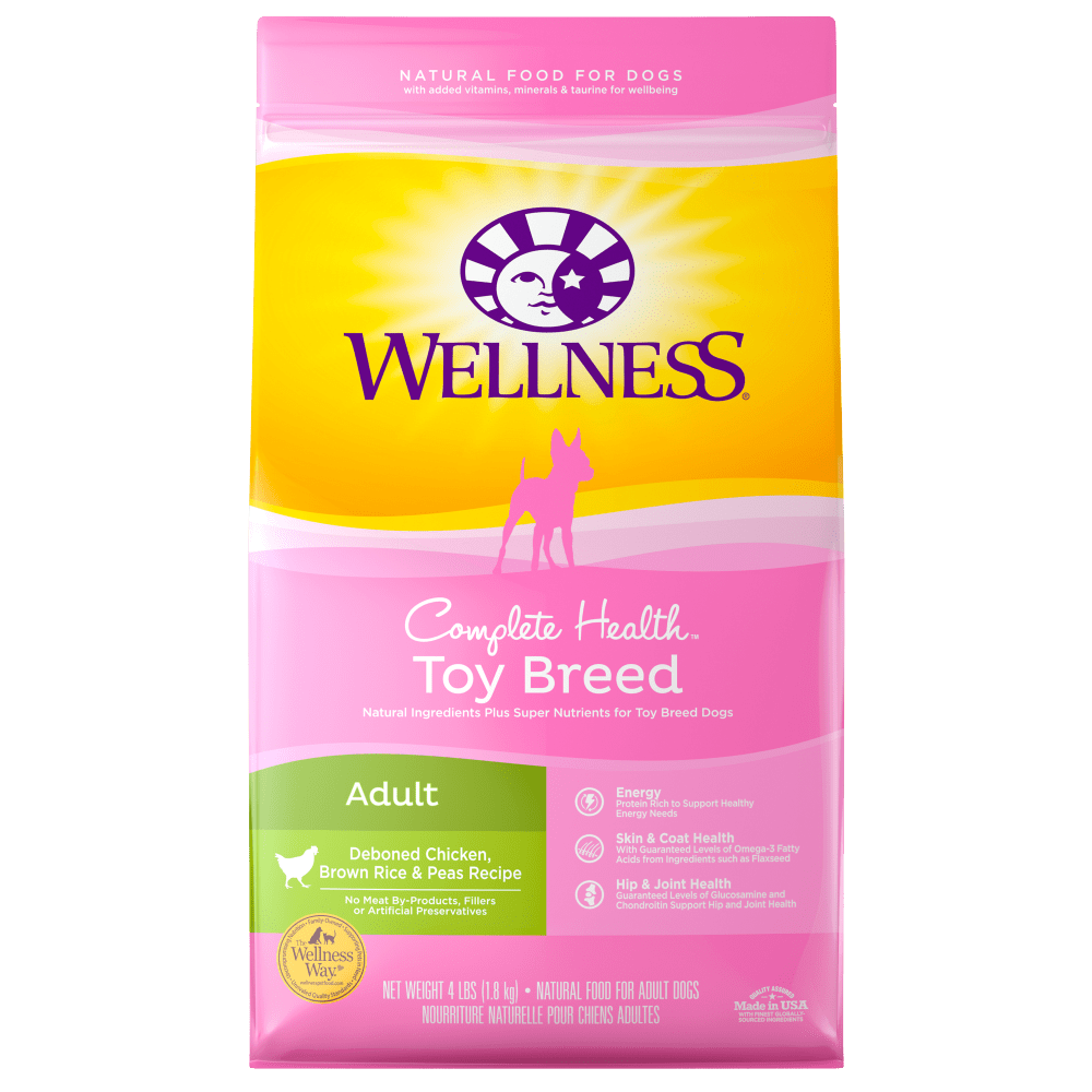 Wellness Toy Breed Complete Health Adult Deboned Chicken, Brown Rice