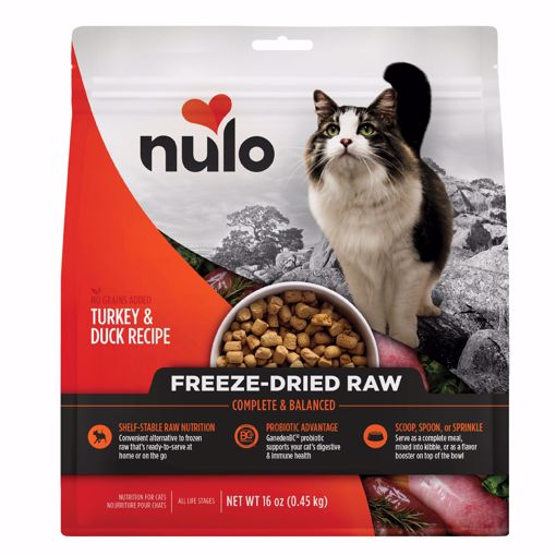 Nulo Freestyle Grain Free Turkey & Duck Recipe Freeze-Dried Raw Cat Food