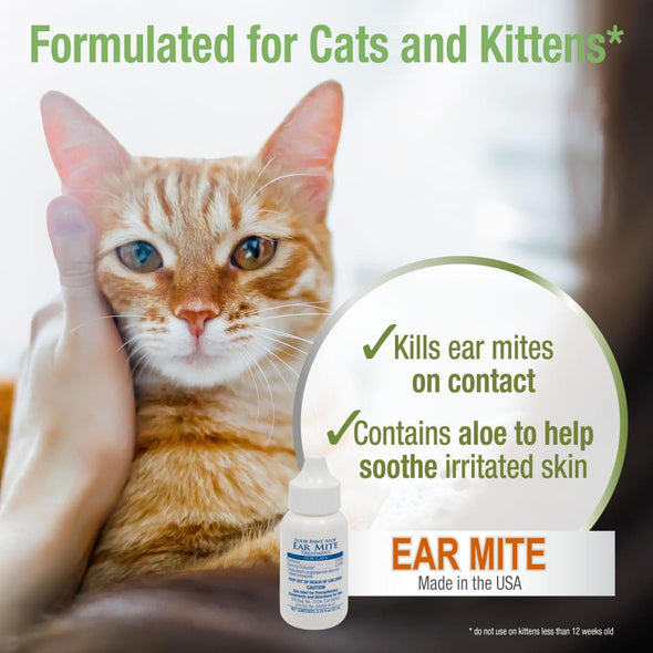 Four Paws Aloe Ear Mite Treatment For Cats