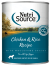 NutriSource Chicken & Rice Canned Dog Food