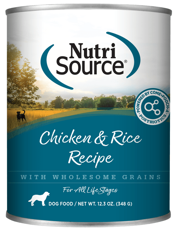 NutriSource Chicken & Rice Canned Dog Food