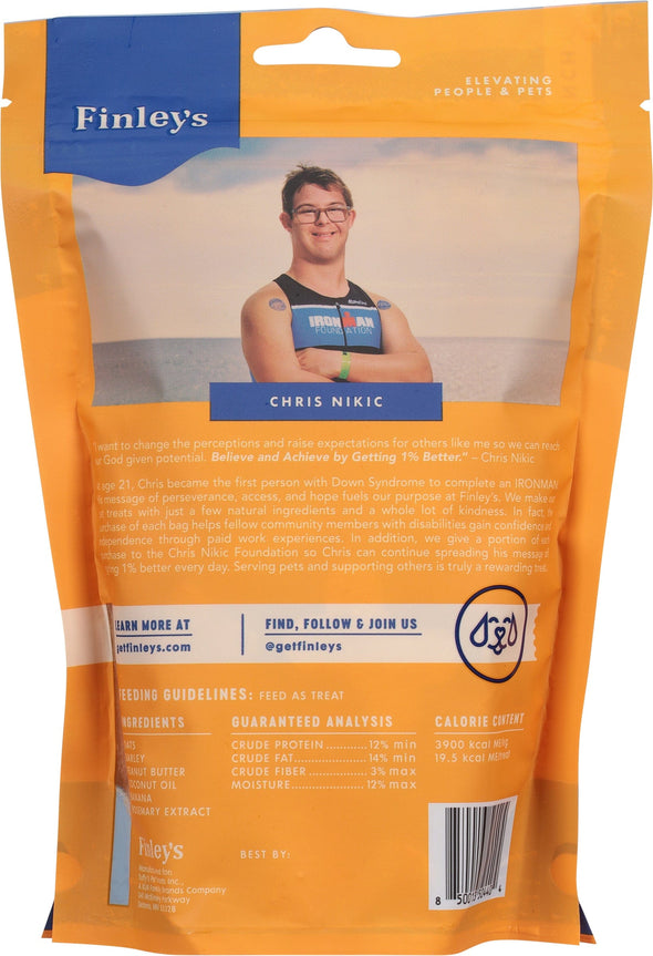 Finley's Barkery Peanut Butter Banana Crunchy Biscuits