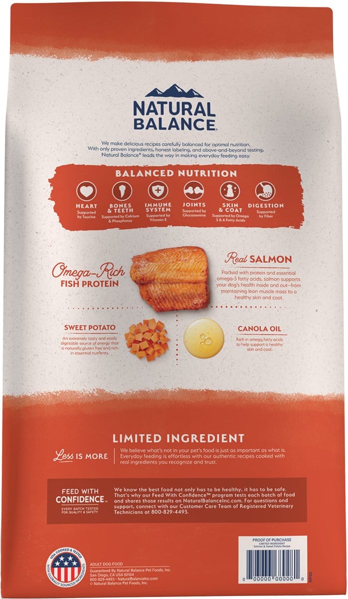 Natural Balance Limited Ingredient Grain-Free Salmon Sweet Potato Re