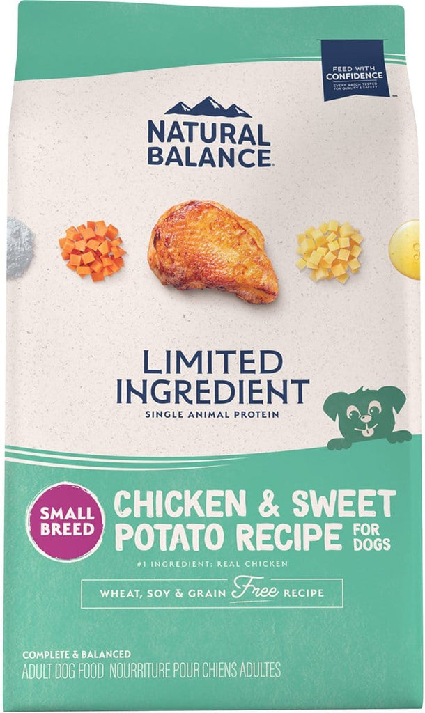 Natural balance dog food small clearance bites