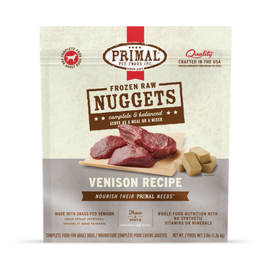 Primal Raw Frozen Venison Formula For Dogs