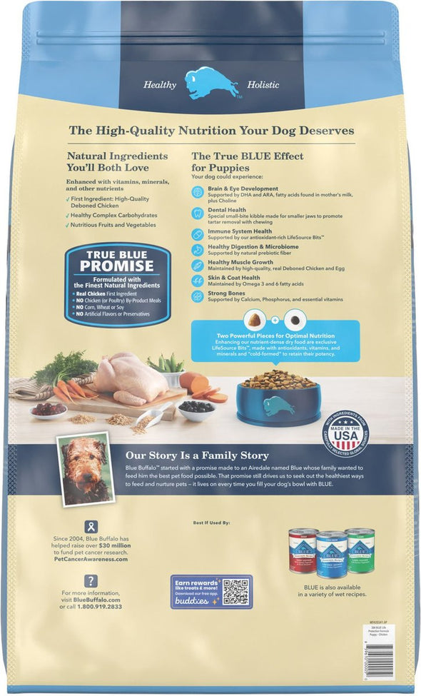 Blue Buffalo Life Protection Natural Chicken & Brown Rice Recipe Puppy Dry Dog Food