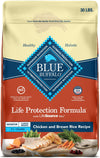 Blue Buffalo Life Protection Chicken & Brown Rice Recipe Large Breed Senior Dry Dog Food