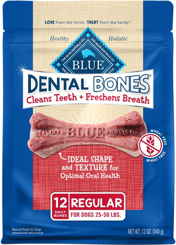 Blue Buffalo Blue All Natural Dental Bones Dog Treats