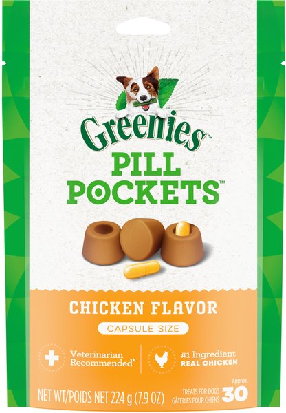 Greenies Pill Pockets Chicken Flavor Dog Treats