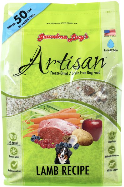 Grandma Lucy's Artisan Grain Free Lamb Freeze Dried Dog Food