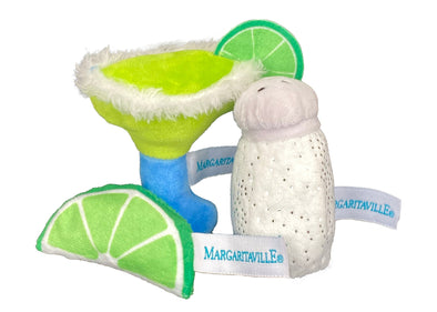 Multipet Margaritaville Margarita-Salt-Lime 3pk Cat Toy