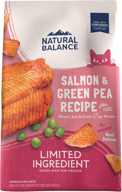 Natural Balance Limited Ingredient Grain-Free Salmon & Green Pea Recipe Dry Cat Food
