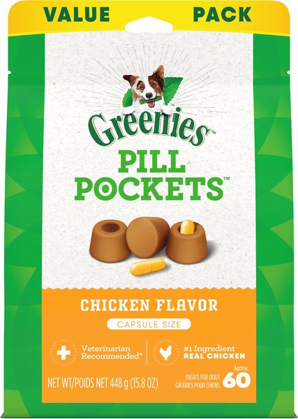 Greenies Pill Pockets Chicken Flavor Dog Treats