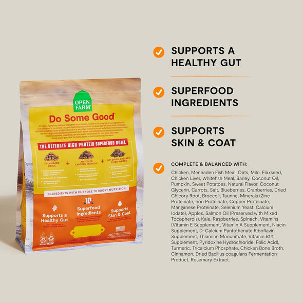 Open Farm Epic Blend Chicken & Superfood Dry Dog Food