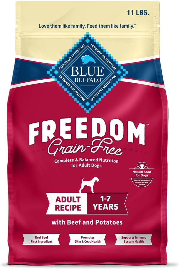 Blue Buffalo Freedom Adult Grain-Free Beef & Potatoes Dry Dog Food