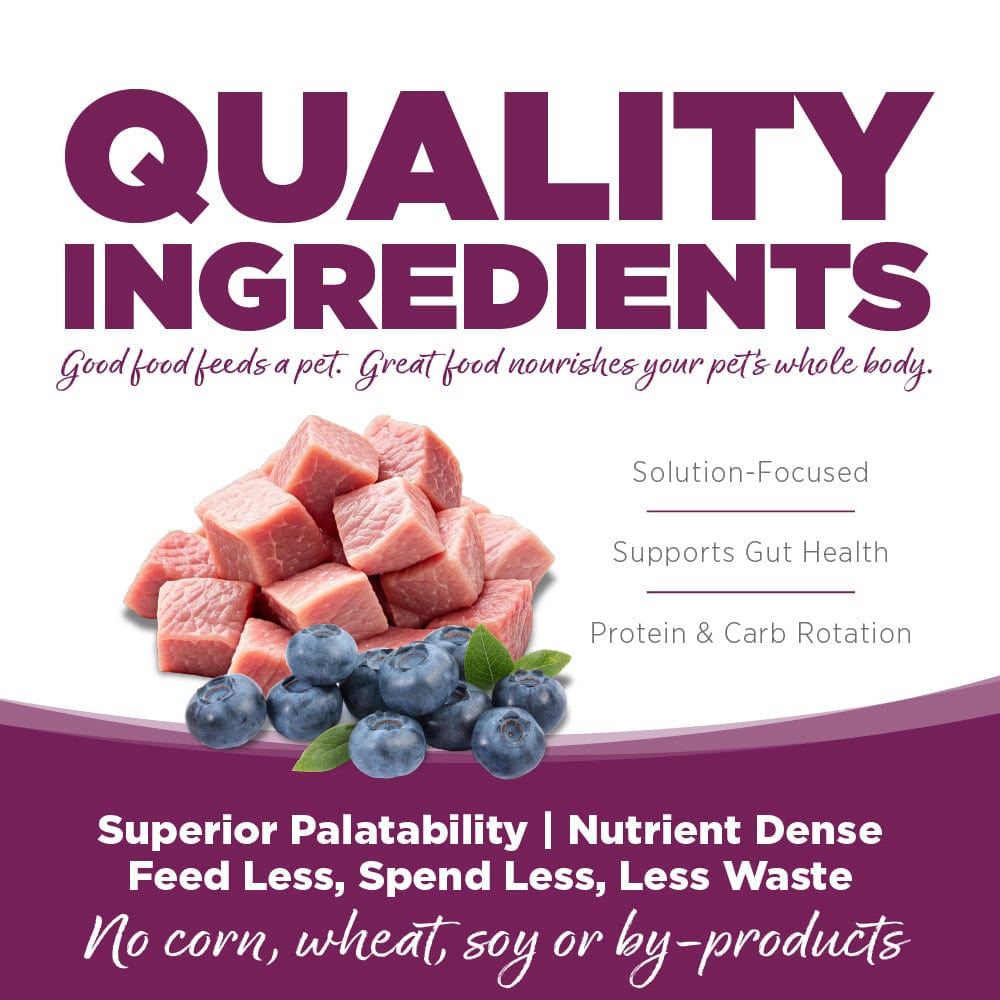 NutriSource PureVita Pork & Blueberry Grain Free Dry Dog Food