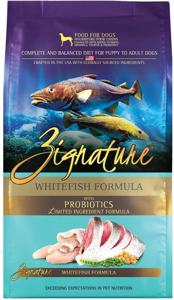 Zignature Limited Ingredient Diet Grain Free Whitefish Recipe Dry Dog