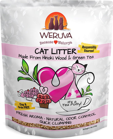 Weruva Cat Litter with Hinoki Wood & Green Tea