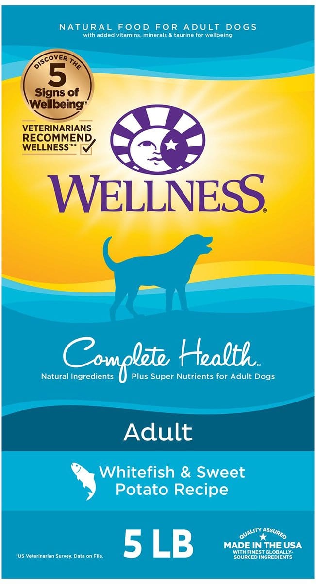 Wellness Complete Health Natural Adult Whitefish and Sweet Potato Reci