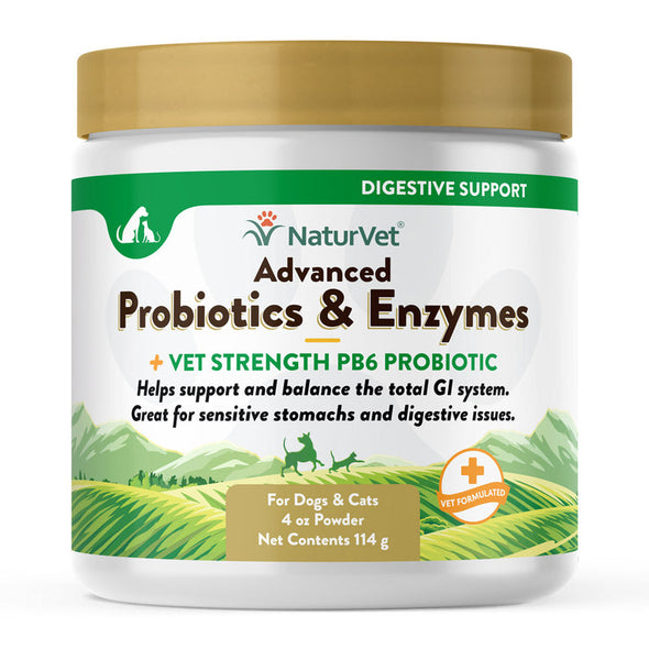 NaturVet Advanced Probiotics & Enzymes Soft Chews for Dogs
