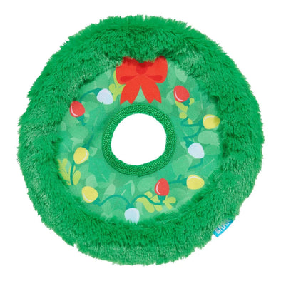 BARK Get Lit Wreath Rope Holiday Dog Toy