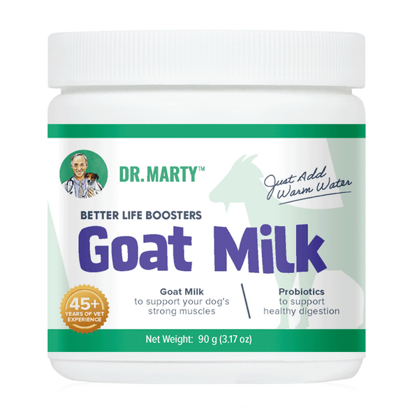 DR. MARTY Better Life Boosters Goat Milk Powder Health Supplement for Dogs