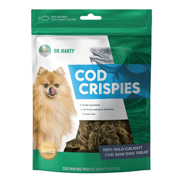 DR. MARTY Cod Crispies Air Dried Dog Treats