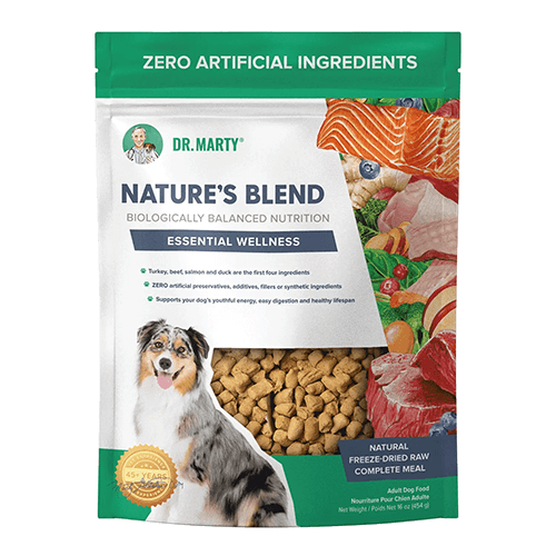 DR. MARTY Nature’s Blend Essential Wellness Freeze Dried Raw Dog Food