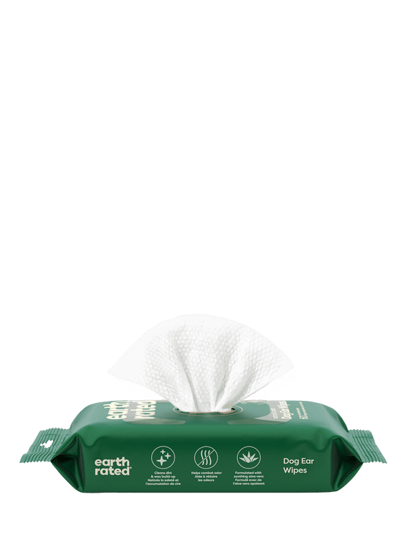 Earth Rated Dog Ear Wipes