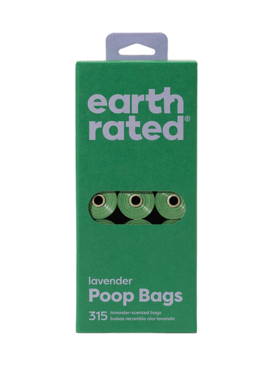 Earth Rated 315 Bags on 21 Refill Rolls, Lavender