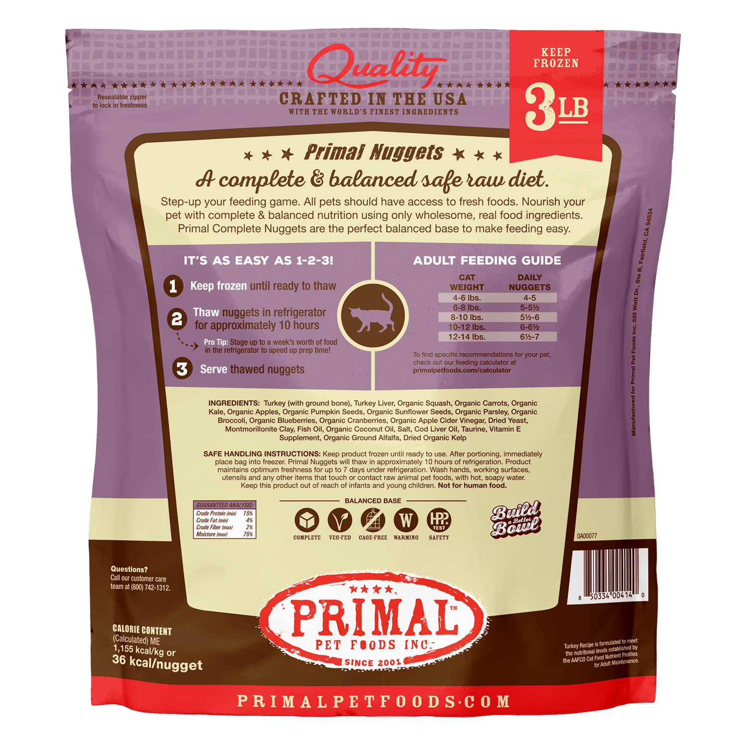 Primal freeze dried sales formula for cats