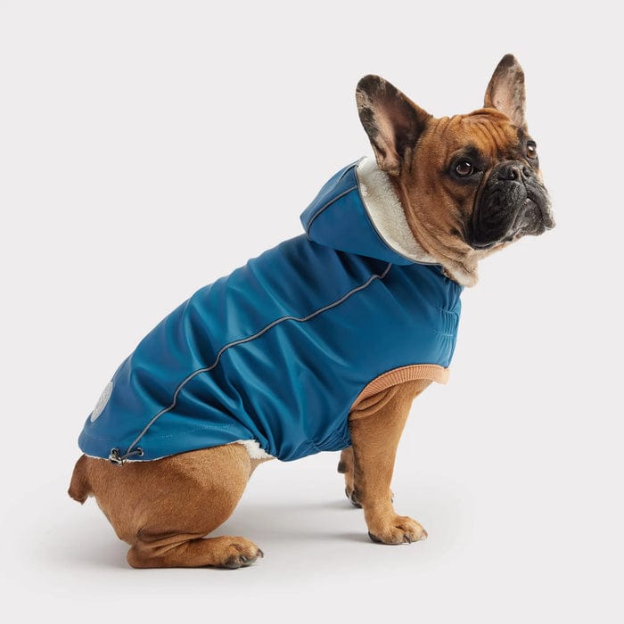 Gf Pet Insulated Raincoat - Dark Blue For Dogs