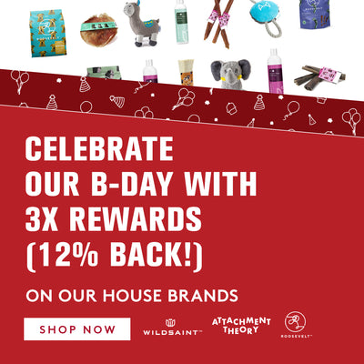 Celebrate our b-day with 3x rewards (12% back) on our house brands: roosevelt, attachment theory, and. wildsaint. Click to shop now. 
