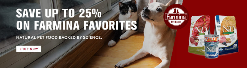 Save up to 25% on Farmina favorites. natural pet food backed by science. Click to shop now. 