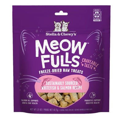 Stella & Chewy's Meowfulls Freeze Dried Whitefish & Salmon Cat Treats