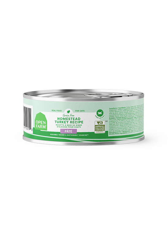 Open Farm Grain Free Homestead Turkey Pate Wet Cat Food