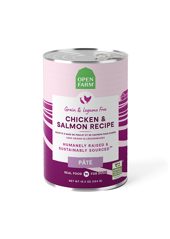 Open Farm Grain Free Chicken & Salmon Pate Wet Dog Food