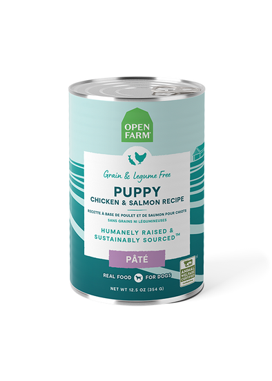 Open Farm Grain Free Puppy Chicken & Salmon Pate Wet Dog Food