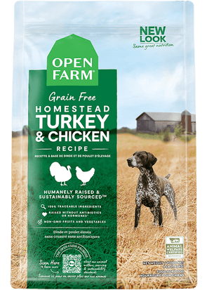 Open Farm Grain Free Homestead Turkey & Chicken Recipe Dry Dog Food