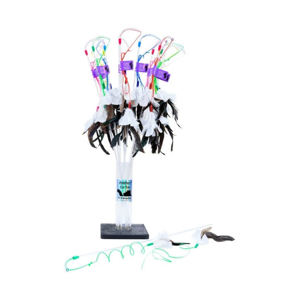 Vee Enterprises PURRfect Feather Cat Toy (Assorted Colors)