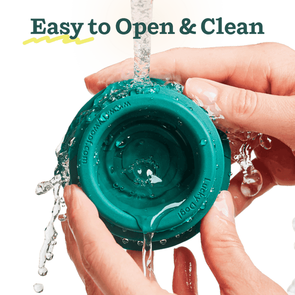 Woof Pupsicle Long Lasting Refillable Dog Treat Dispenser Toy in Holiday Candy Cane