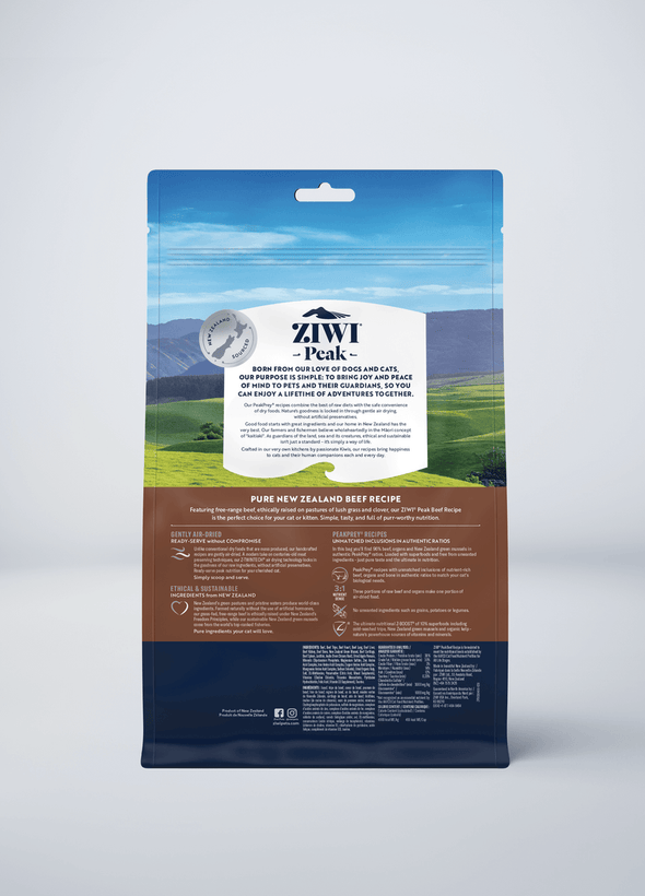 ZiwiPeak Air-Dried Beef Recipe For Cats