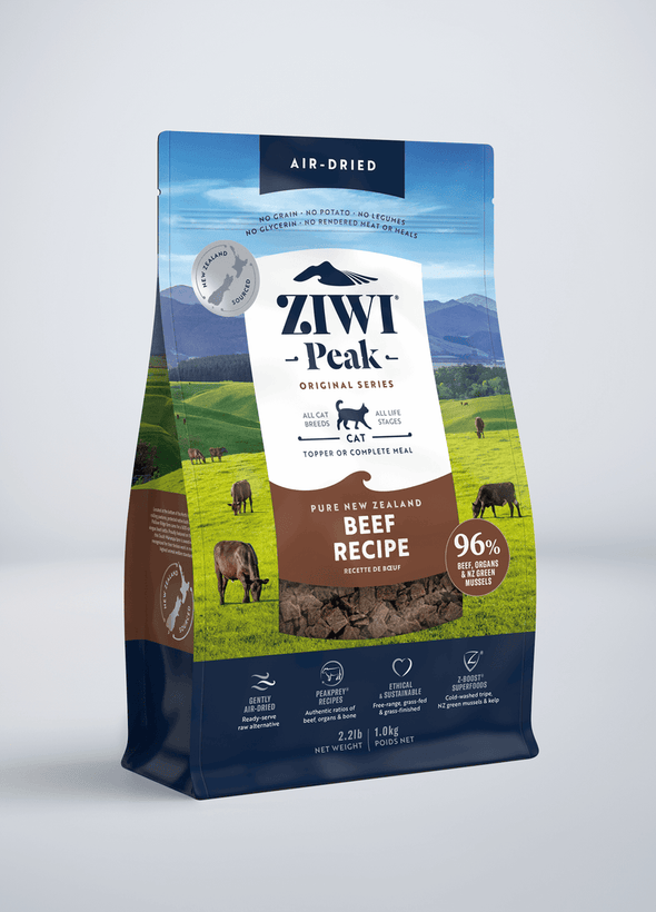 ZiwiPeak Air-Dried Beef Recipe For Cats