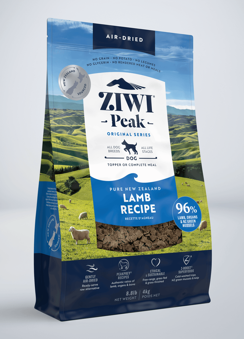 ZiwiPeak Grain Free Air Dried Lamb Recipe Dry Dog Food