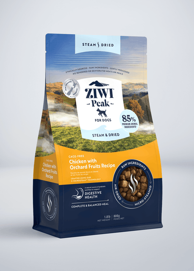 ZIWI Peak Steam & Dried Chicken with Orchard Fruits Recipe Air-Dried Dog Food