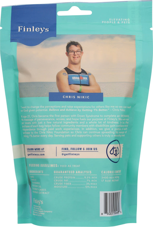 Finley's Barkery Blueberry Coconut Crunchy Biscuits