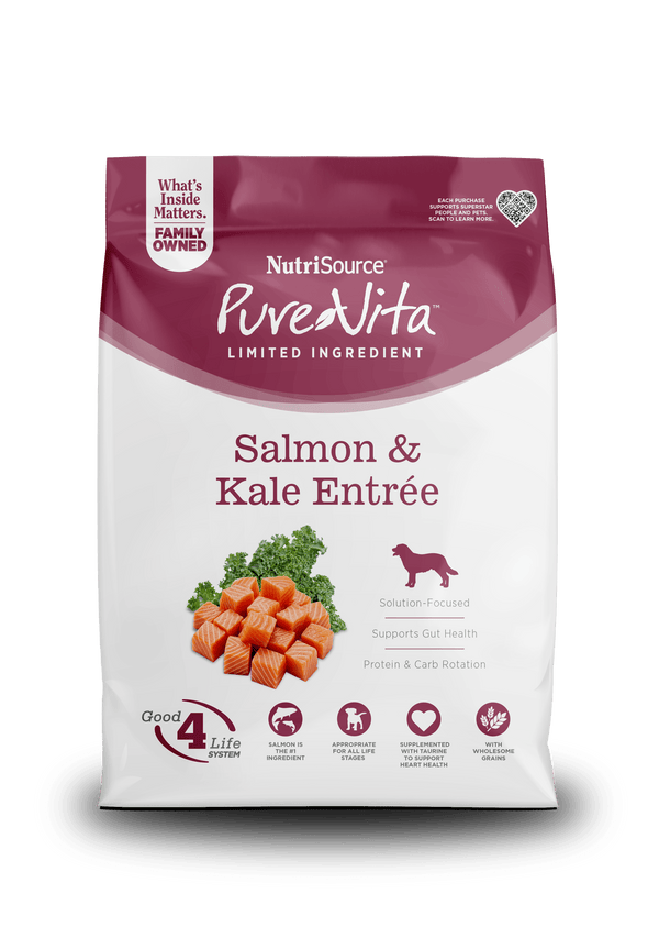 NutriSource PureVita Salmon & Kale Dry Dog Food
