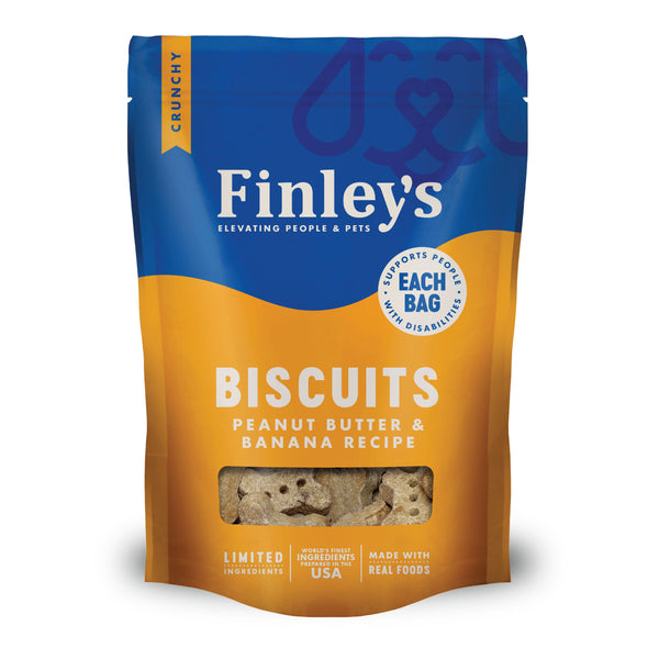 Finley's Barkery Peanut Butter Banana Crunchy Biscuits